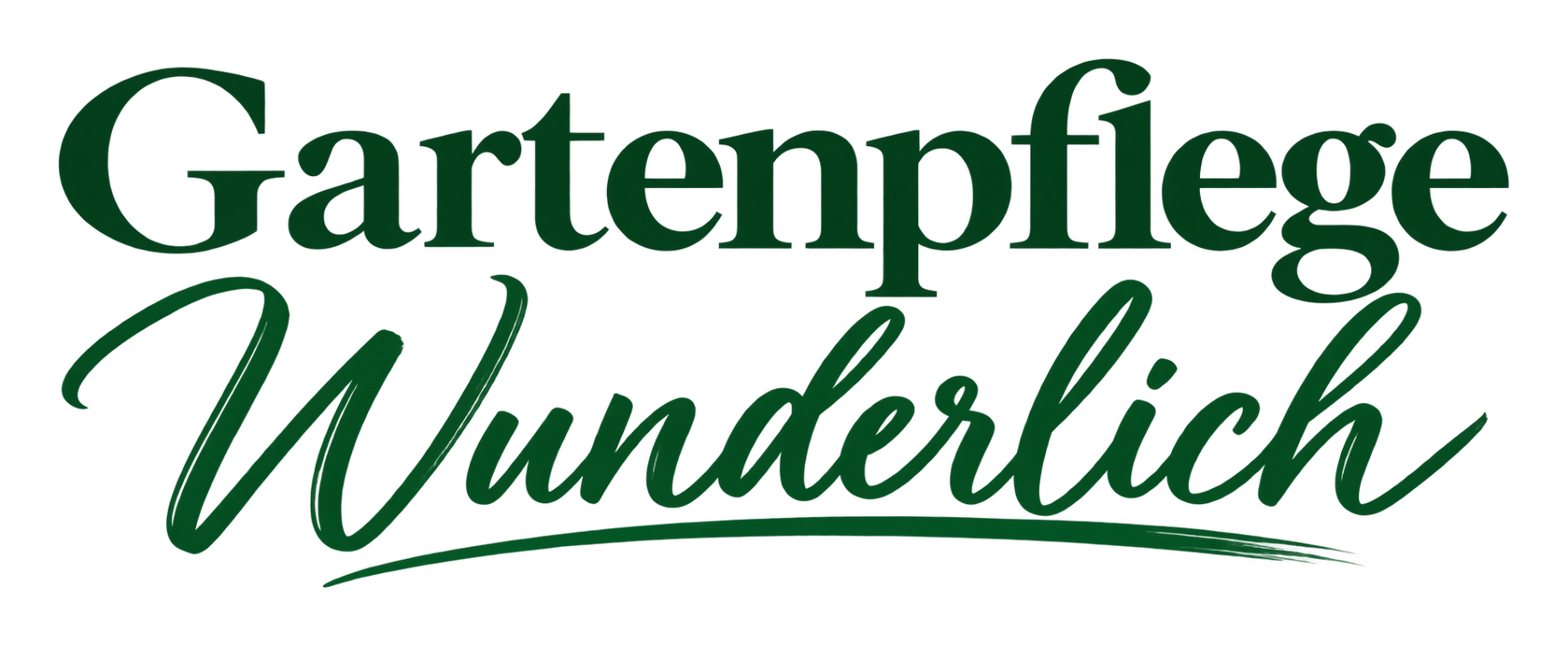 Gartenpflege Wunderlich — Logo